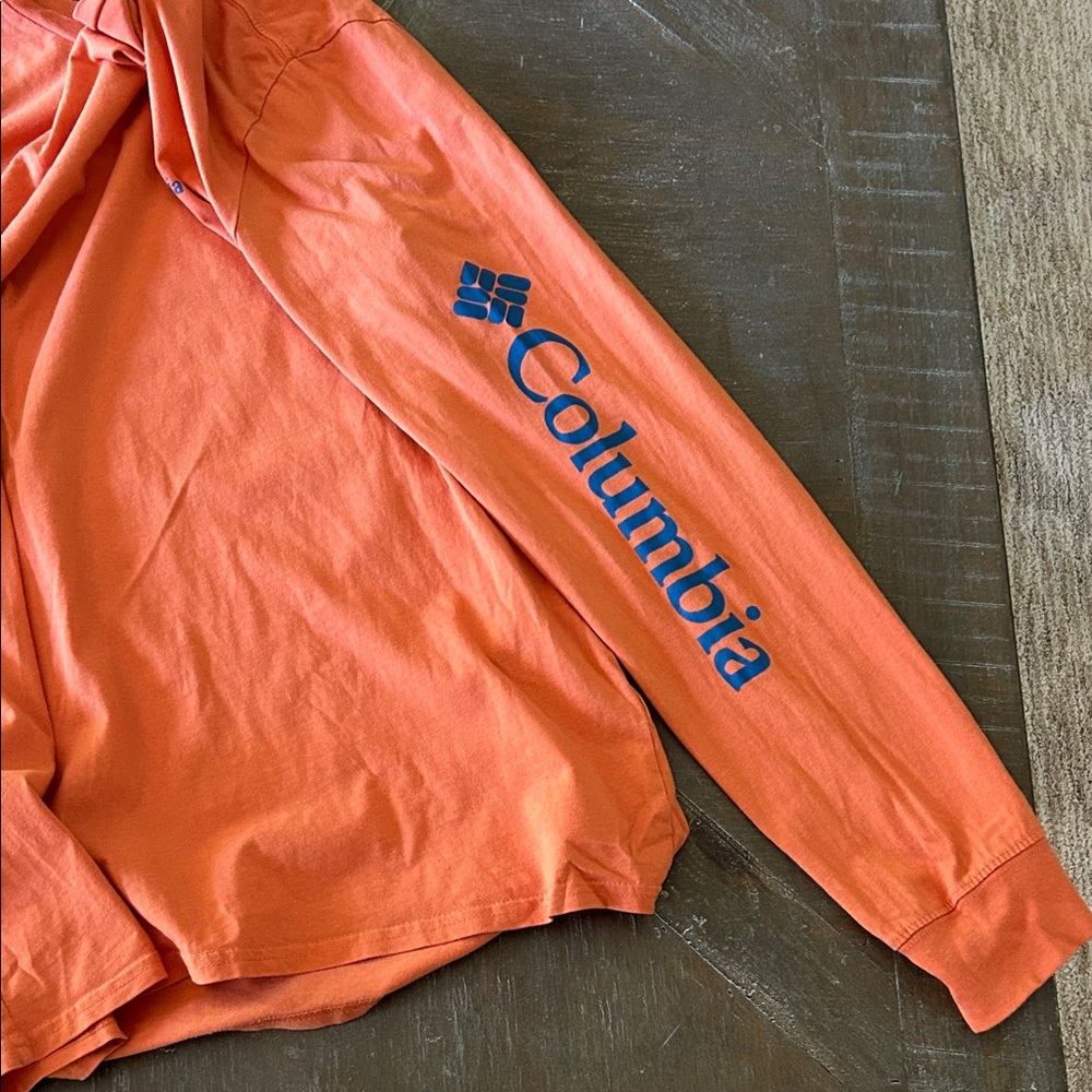 Columbia Burnt Orange Long Sleeve Tee - Picture 3 of 5